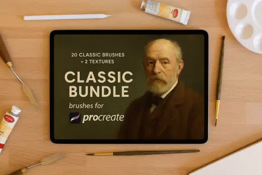 Classic Bundle brushes for Procreate — Procreate brush