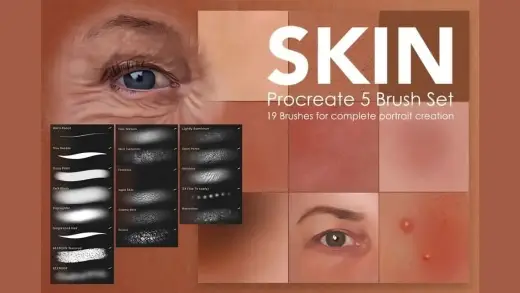 Realistic Skin Procreate Brushes — Procreate brush