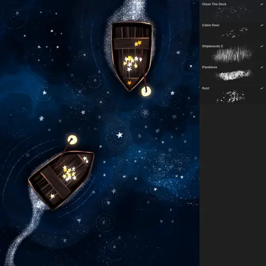 Sailing softly – 5 free procreate shaders — Procreate brush