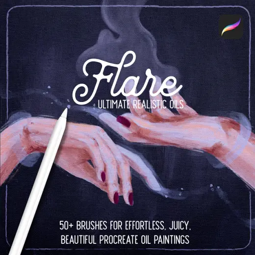 Flare ultimate real feel oils for Procreate — Procreate brush