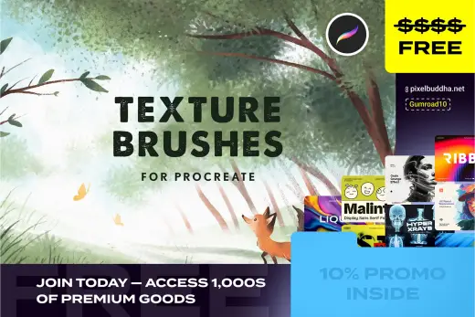 Texture Procreate Free Brushes — Procreate brush