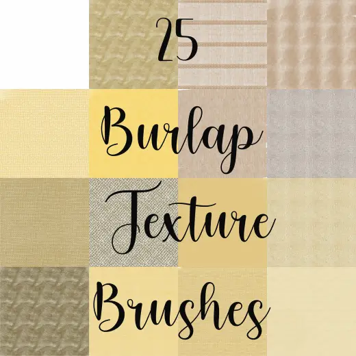 Burlap Texture Brushes For Procreate — Procreate brush