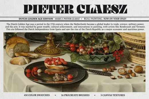 Pieter Claesz Procreate brushes — Procreate brush
