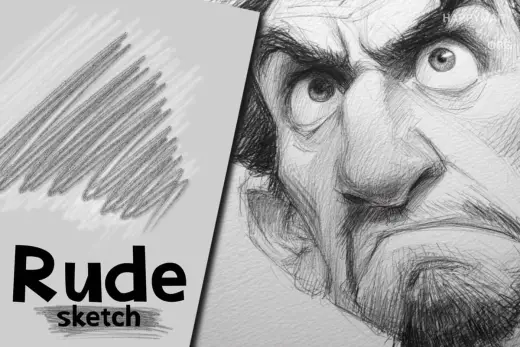 Free Sketch Brush – Rude sketch — Procreate brush