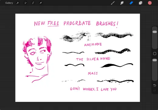 the dove brush set (free!) — Procreate brush