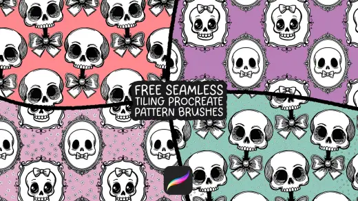 Free Seamless Tiling Pattern Brush Set — Procreate brush