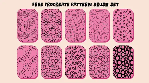 Free Cute Pattern — Procreate brush