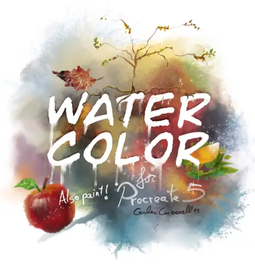 Watercolor & Paint brushes [Procreate 5] — Procreate brush