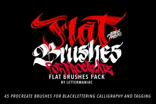 [Paid] Blackletter Brushes for Procreate — Procreate brush