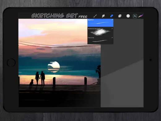 Realism Sketching Set — Procreate brush