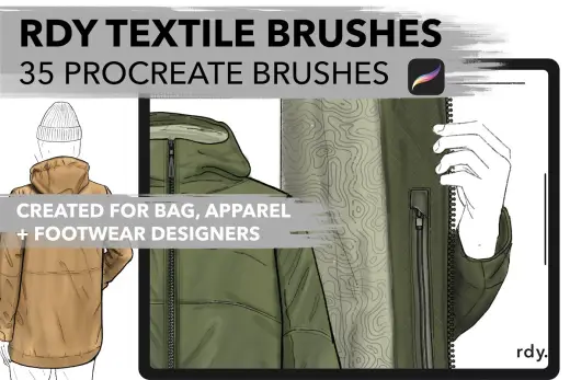 [Paid] RDY Textile Brushes For Procreate — Procreate brush