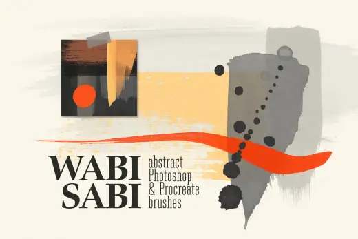 [Paid] Wabi-Sabi Photoshop Procreate Stamps — Procreate brush