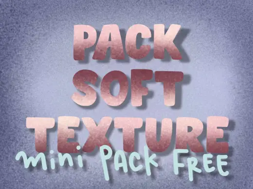 SOFT TEXTURES mini free pack — Procreate brush