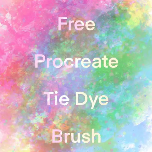 Tie Dye Brush — Procreate brush