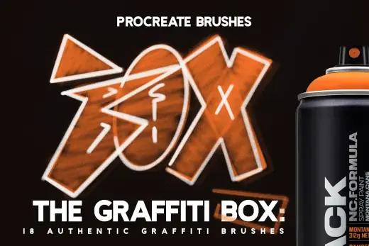 [Paid] The Graffiti Box: Procreate Brushes — Procreate brush