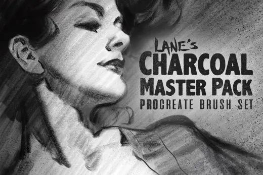 [Paid] The Charcoal Master Pack — Procreate brush