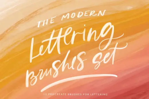 [Paid] Procreate Brushes for Lettering — Procreate brush