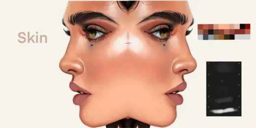 Try set skin Brushes for procreate — Procreate brush