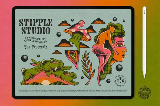 [Paid] Stipple Studio for Procreate — Procreate brush