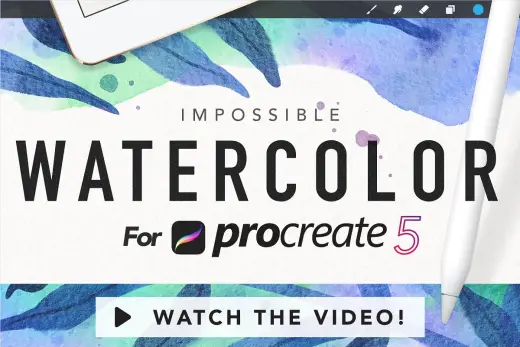 [Paid] Procreate Watercolor Kit — Procreate brush
