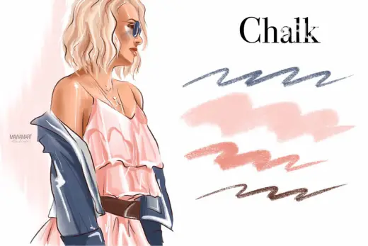 Chalk brush free — Procreate brush