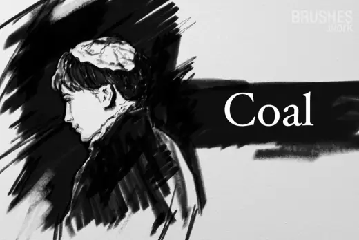 Amazing Coal brush — Procreate brush