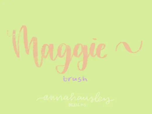 New flat lettering brush! — Procreate brush