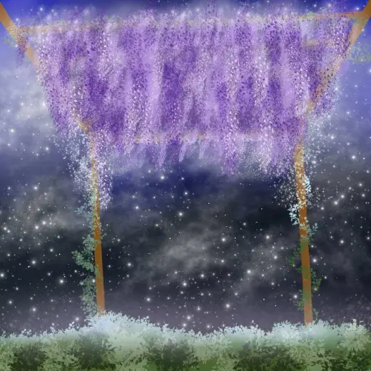 Free wisteria brush — Procreate brush