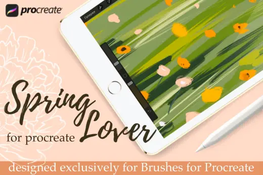Spring Lover procreate brush — Procreate brush