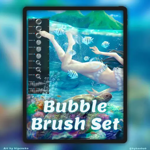 FREE Bubble Brush Set! — Procreate brush
