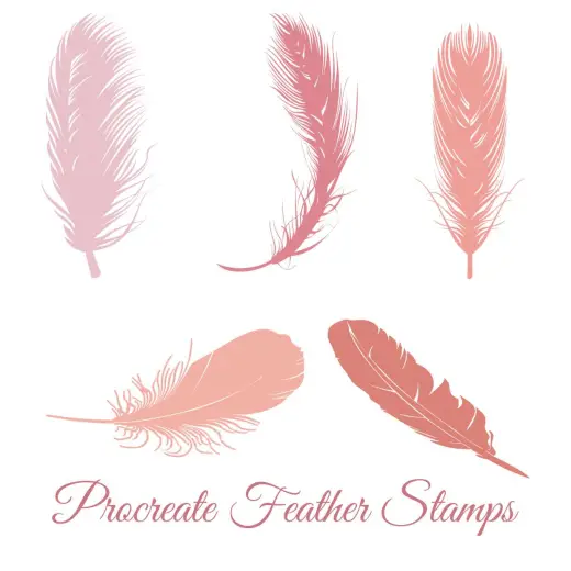 Free Feather Stamps — Procreate brush