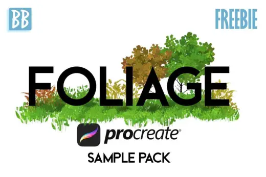 Free Foliage Brushes — Procreate brush
