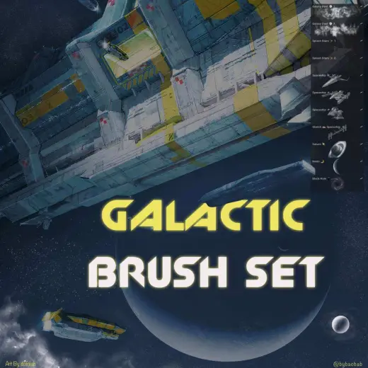 FREE Galactic Brush Set! — Procreate brush