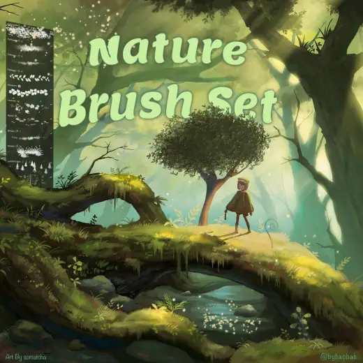 FREE Nature Brush Set! — Procreate brush