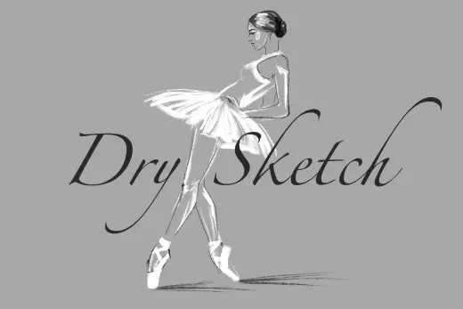 Dry Sketch FREE procreate brush — Procreate brush