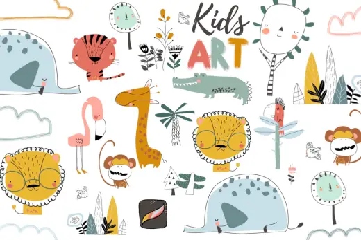 KIDS ART procreate brush FREE — Procreate brush
