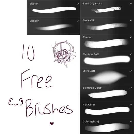 Free Brushes! — Procreate brush