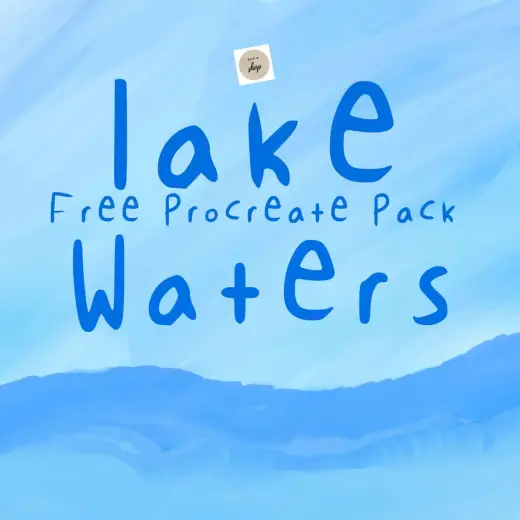 FREE Procreate Brushes! Lake Waters — Procreate brush