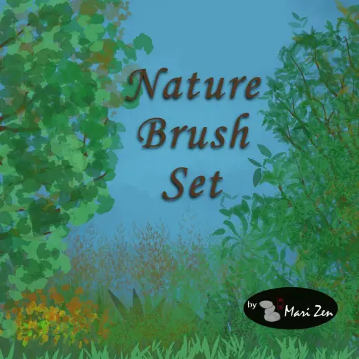 Free Beta ver. of Nature Brush Pack — Procreate brush