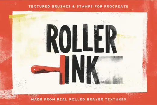 [Paid] Roller Ink Procreate Pack — Procreate brush