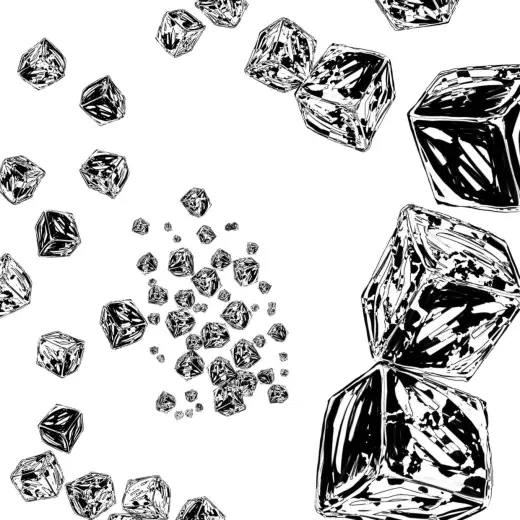 Free Abstract Cubes stamp — Procreate brush