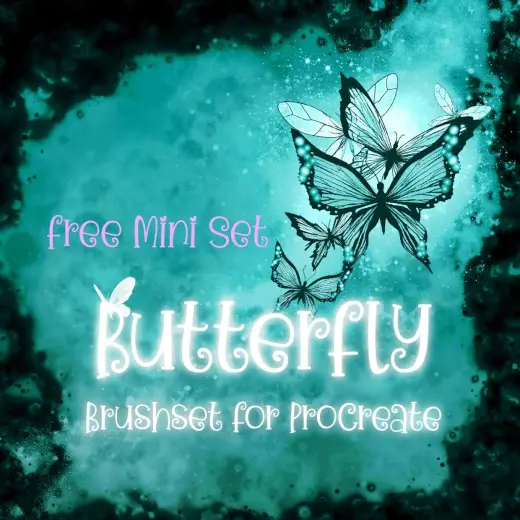 Free Butterfly Brushes — Procreate brush