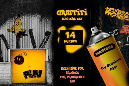 [Paid – Best] Graffiti Masters — Procreate brush