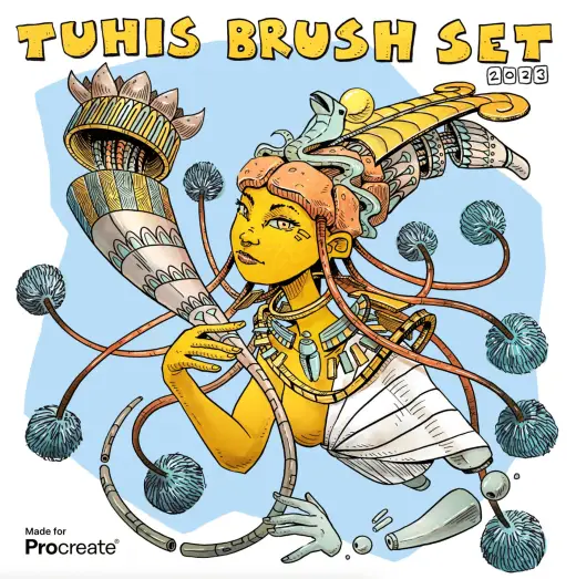 Tuhis Brush Set 2023 for Procreate — Procreate brush