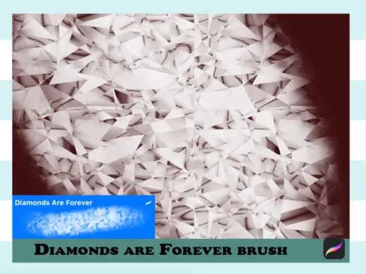 PROCREATE – Diamonds are Forever brush — Procreate brush