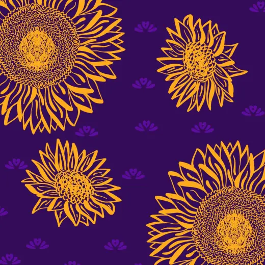 Procreate Brush – Sunflower Stamp — Procreate brush