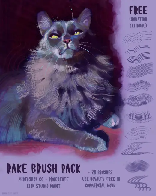 Rake Brush Pack — Procreate brush