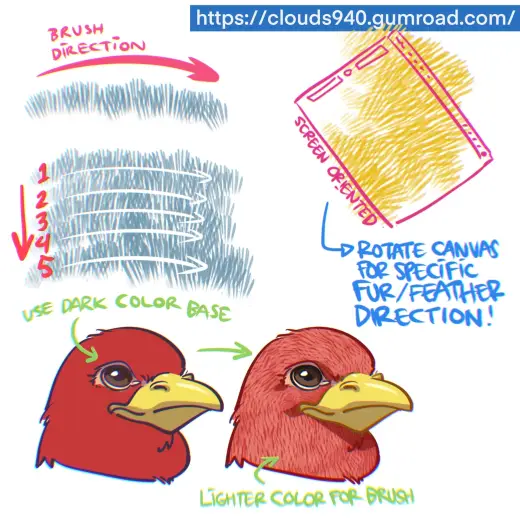 Fur-Feather Free Procreate Brushes — Procreate brush