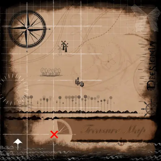 Treasure Map – Mini Procreate Brushset — Procreate brush