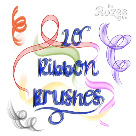 Ribbons Brush Set — Procreate brush